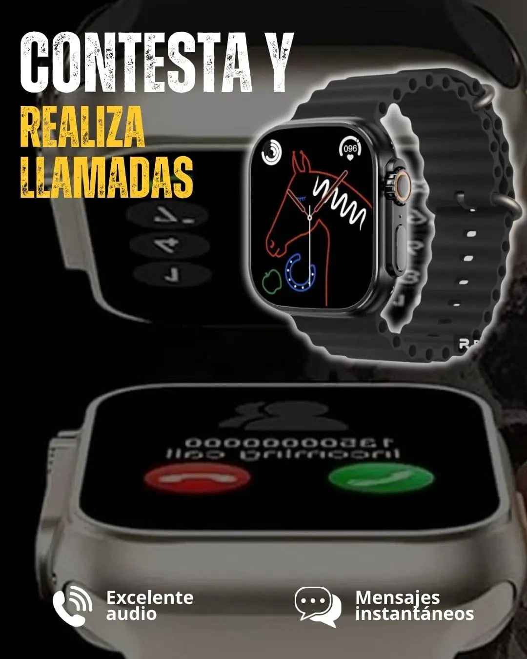 RELOJ SMART WATCH® ULTRA 8 🕑+ OBSEQUIO AURICULARES