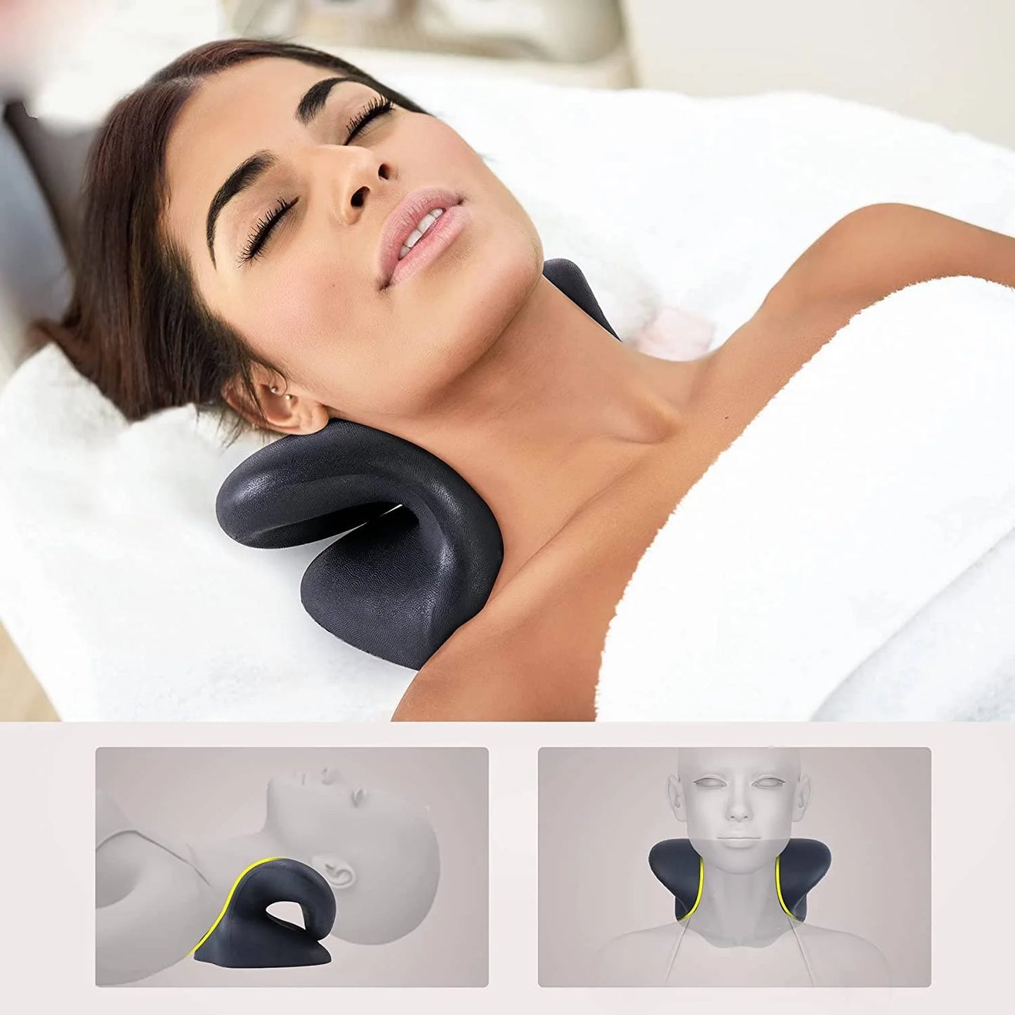 ALMOHADA DE TRACCIÓN CERVICAL ® PARA EL CUELLO👩‍⚕️